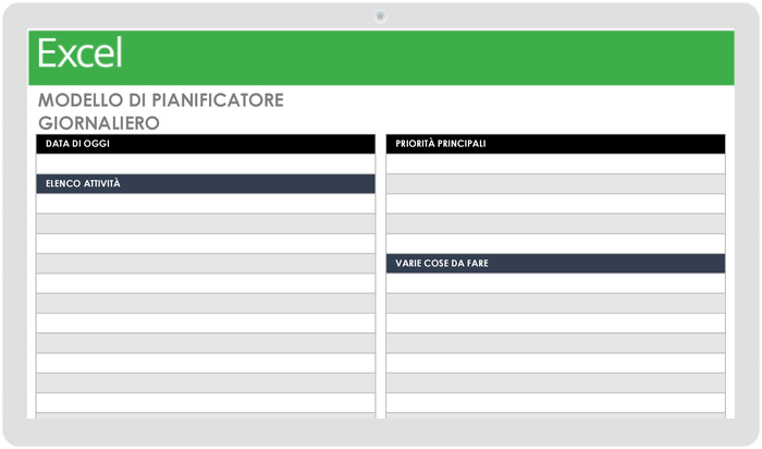 Daily Planner - Italian 