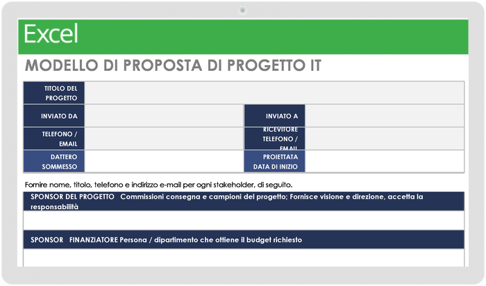  Modello di proposta di progetto IT