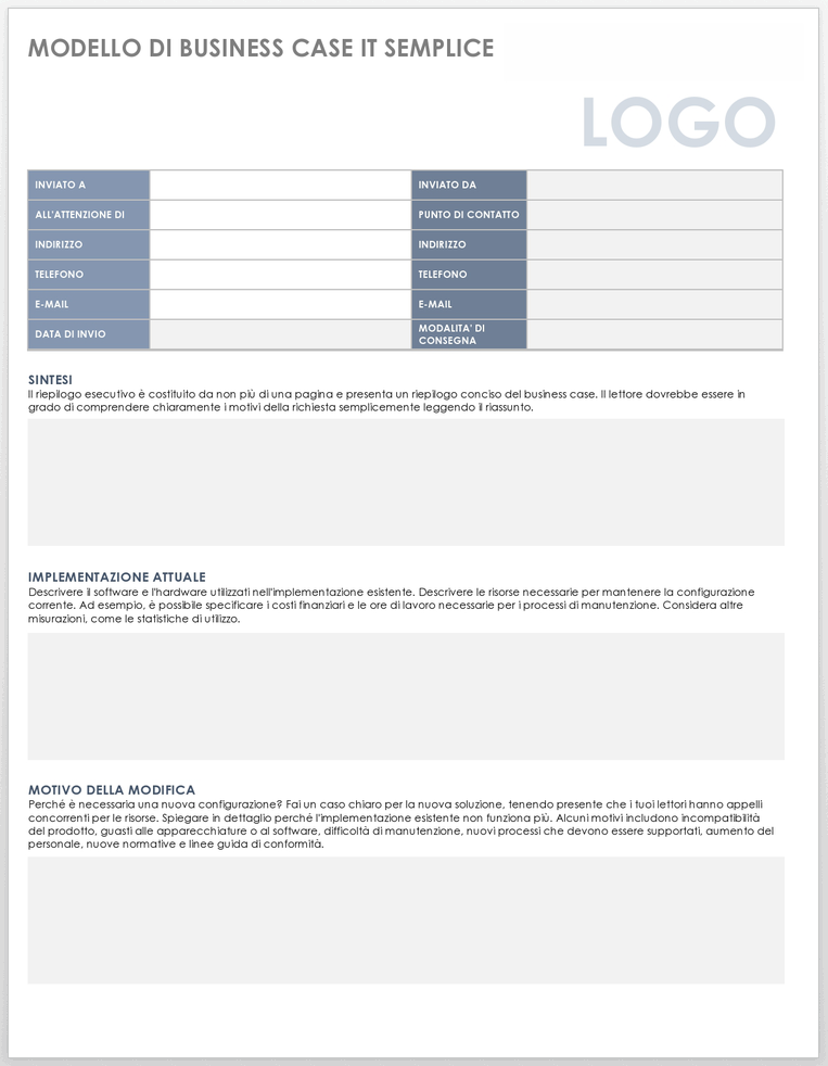  Modello Simple-IT-Business Case